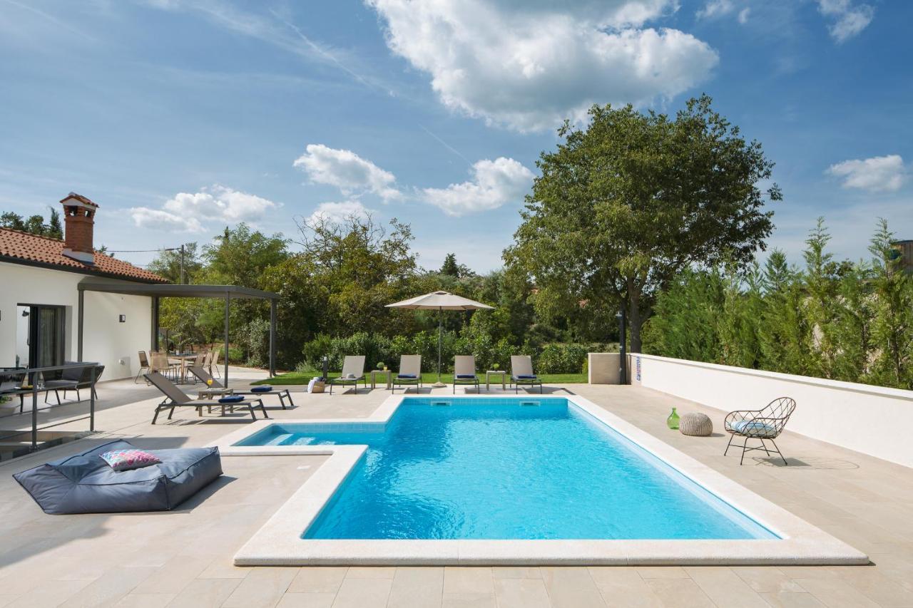 Villa Del Sol With Large Garden Perfect For Families Labin  Exteriör bild